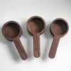 Small Walnut Scoops (Single or Set of 3)